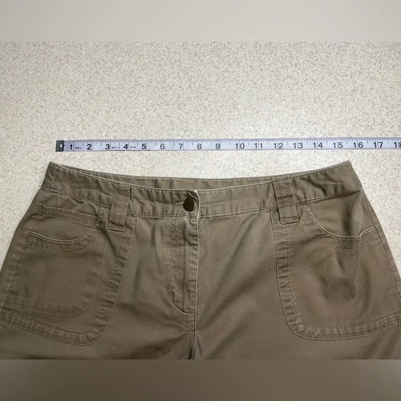 Style & Co Tie-Hem Cargo Capri Pants Size 8 - Picture 3 of 10
